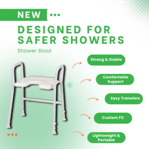 Shower Stool - Designed for Safer Showers