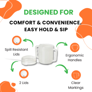 Easy Hold & Sip two handled mug