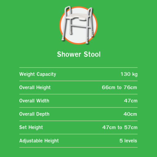 Shower Stool Specifications