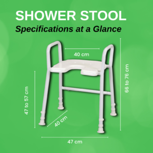 Shower Stool Specifications at a Glance