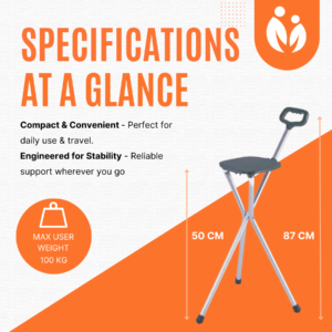 Walking Stick with Seat Specifications