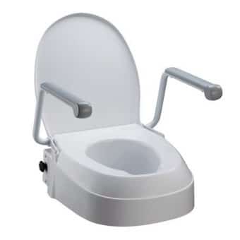 Raised Toilet Seat with Arms