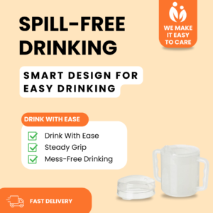 Spill Free Drinking two handled mug