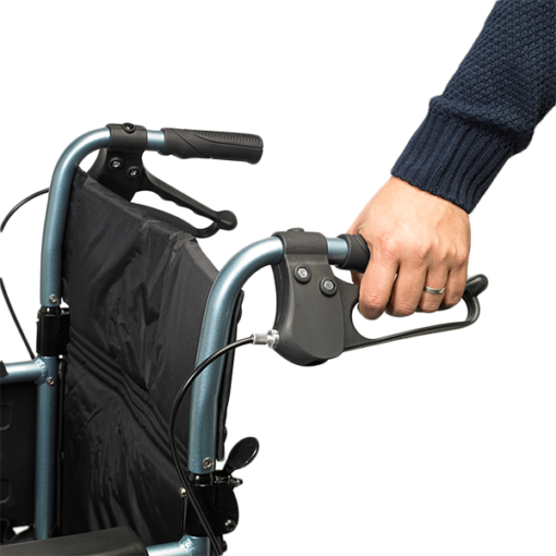 transit wheelchair attendant brakes